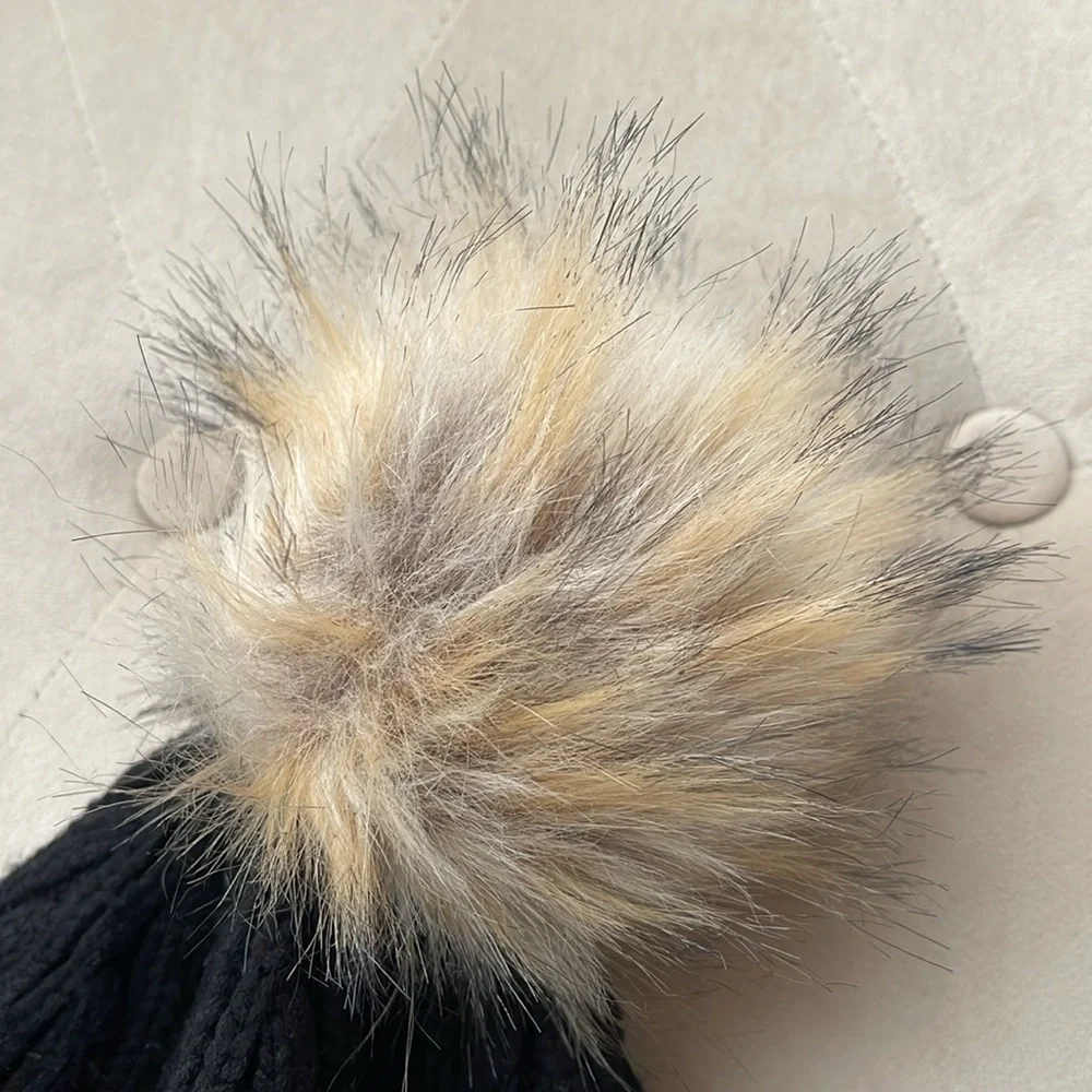 J. Crew winter pompom beanie hat